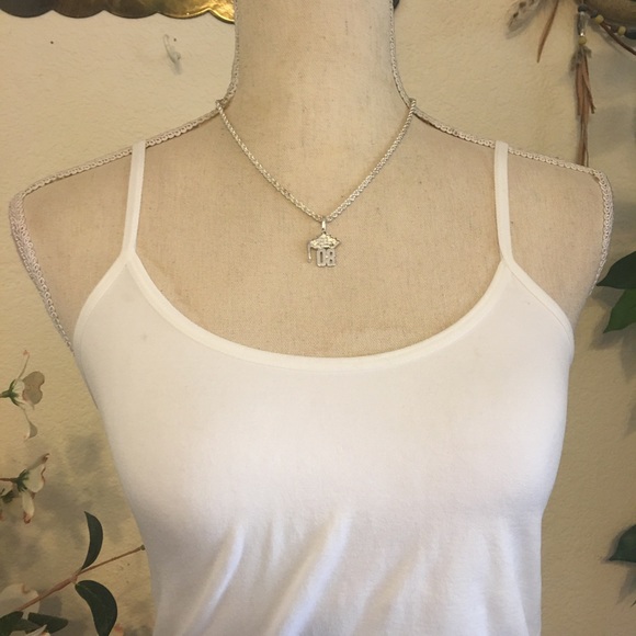 Diamond cut accent silver ‘08 graduate necklace - Picture 3 of 8